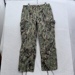 US Navy Type III Cargo Pants Mens M 32x29 Green NWU AOR2 Digital Camo Ripstop
